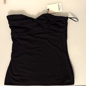 Aritzia Elegant Black Tube Top